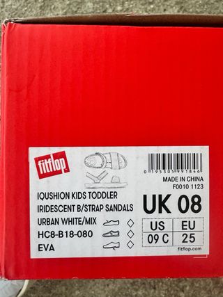 Sandálias FitFlop Criança Novas