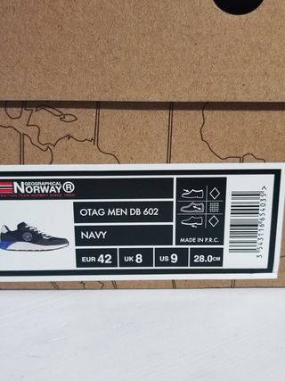 Zapatillas Geographical Norway Talla 42
