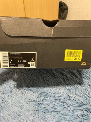 Jordan 6 Rings Rojo Blanco
