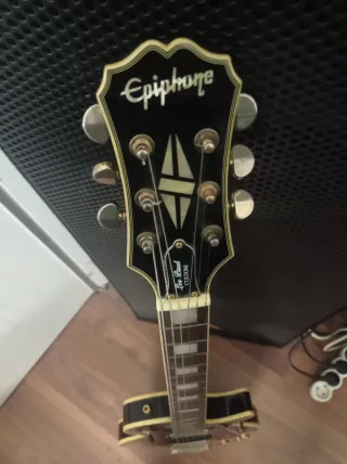 Epiphone Les Paul Custom Guitarra Negra