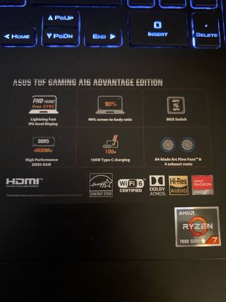 Asus TUF Gaming A16 Advantage Edition americana.