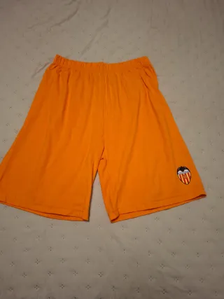 Pijama Valencia C.F. Naranja y Blanco