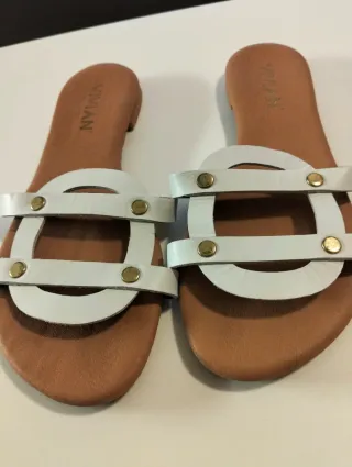 Ciabattine Vivian bianche