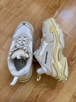 Balenciaga Triple S Beige/Bianco Tg 38