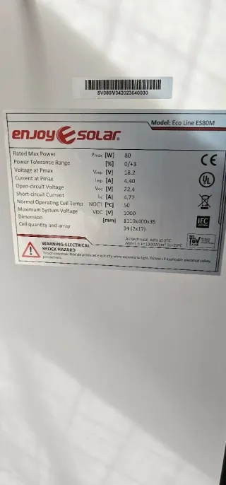 Sistema solar 1Kw Victron
