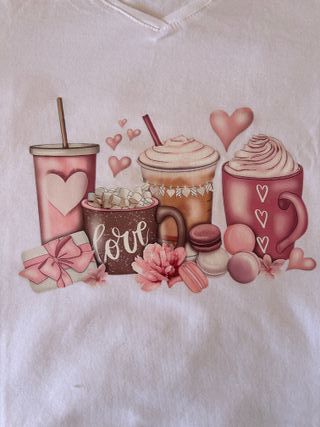 Camiseta blanca algodón Talla M