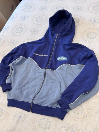 Sudadera Cold Culture Azul y Gris