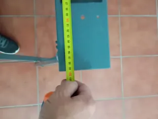 Ingletadora con caballetes
