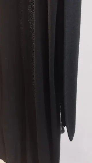 Chaqueta larga negra