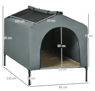 Caseta para perro grande PawHut