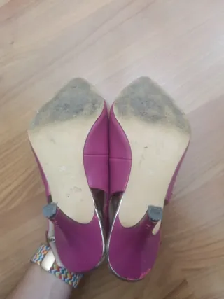 2 pares zapatos tacón