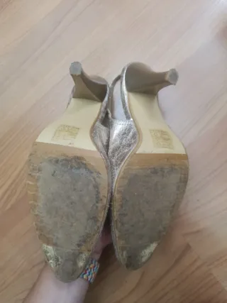 2 pares zapatos tacón