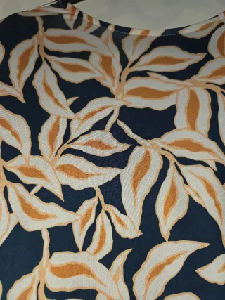 Vestido largo estampado floral