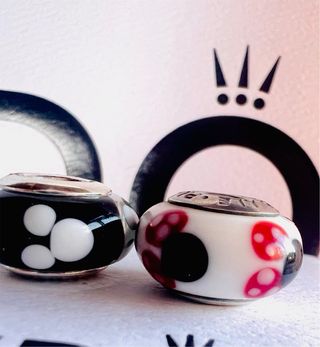 Pandora Charm Blanco y Negro