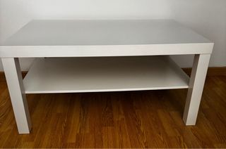 Mesa de centro Ikea Lack en color blanco