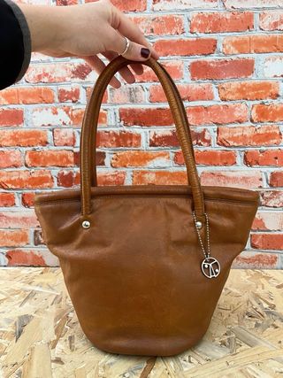 Borsa Coccinelle Pelle Vintage Y2K Marrone