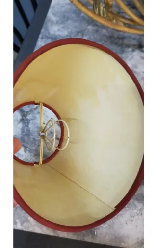 Lámpara de techo 8 brazos dorada