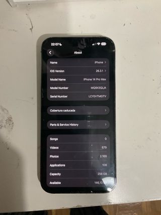 iPhone 14 Pro Max Morado 256GB