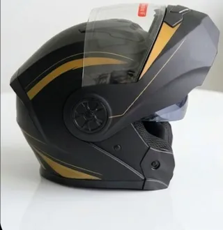 Casco Moto Negro Talla M