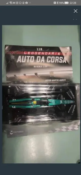 Aston Martin AMR24 Leggendarie Auto da Corsa 1:24