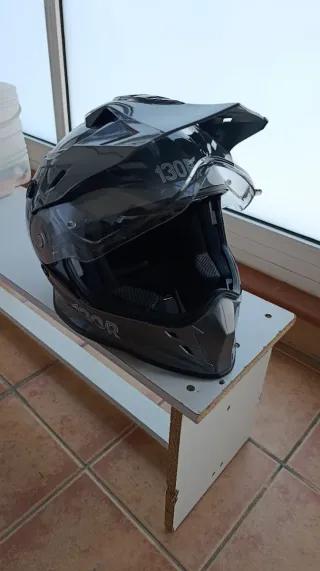 Casco Moto Trail 100R Gris Nuevo