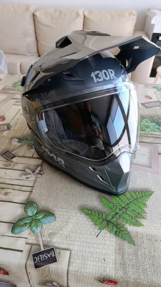 Casco Moto Trail 100R Gris Nuevo