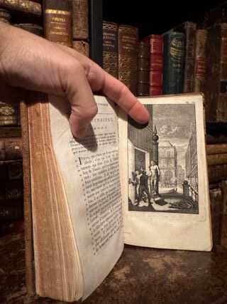 Libri antichi 1758 e 1822 incisi