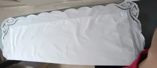 Coppia federe in cotone bianco