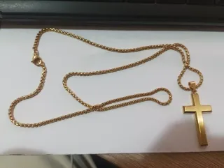 Cadena en forma de cruz para hombre de 46 a 60 ctm