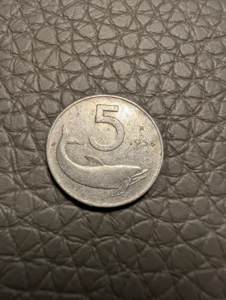 20 Lire 1958 e 5 Lire 1954 - Italia