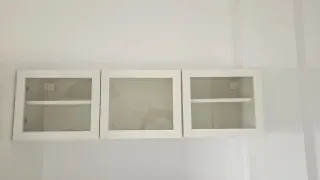 Mueble TV blanco con almacenaje