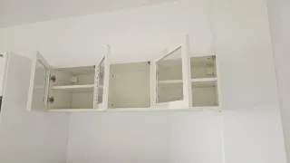 Mueble TV blanco con almacenaje