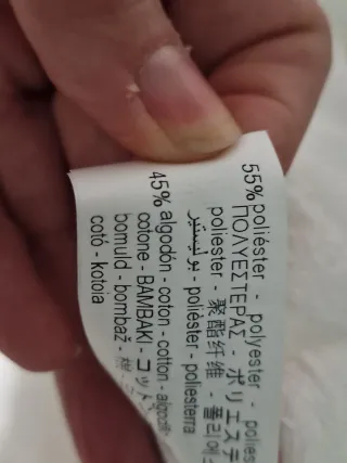 Camisa Zara blanca con acabado flecos