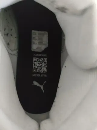 Scarpe puma unisex bianco e nero