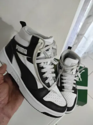 Scarpe puma unisex bianco e nero