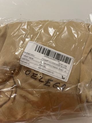 Leggings color camel talla XL