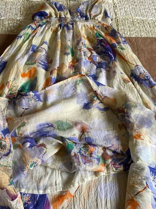Vestido largo estampado Natura Talla S/M