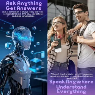 Occhiali Intelligenti AI 1080P HD