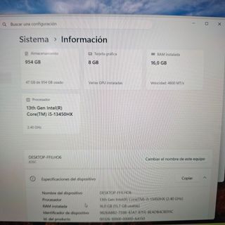 Lenovo LOQ i5-13450HX / RTX 5050 Nuevo