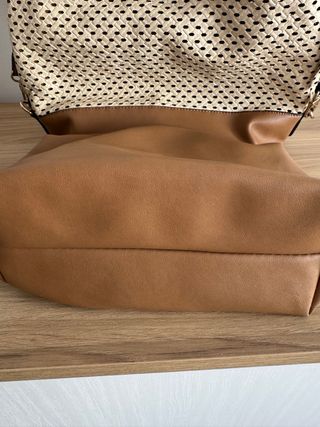 Bolso de mano dos tonos