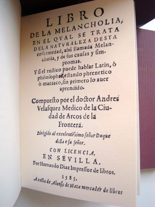 Libro de la Melancholia
