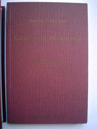 Libro de la Melancholia