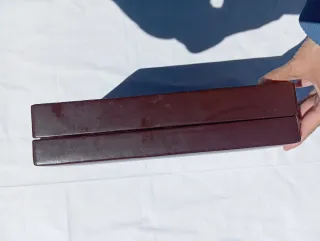 Caja joyero cigarrera vintage madera años retro