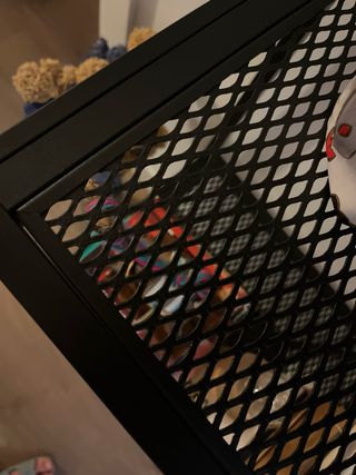 Estantería Metálica Negra y Madera Ikea FJÄLLBO