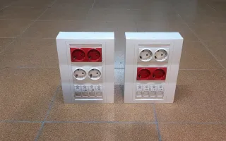 Kit 4 enchufes y módulos trabajo( A 45€ la unidad)