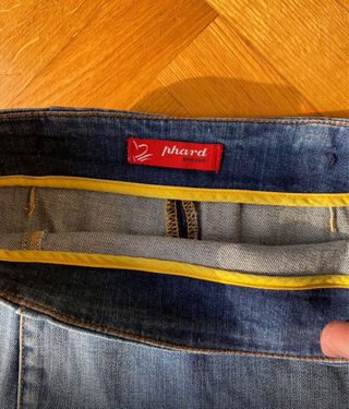 Gonna jeans blu