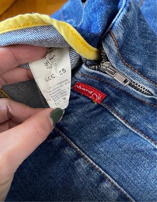 Gonna jeans blu