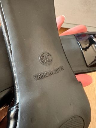 Scarpe Slingback Nere con Fiocco