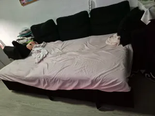 Sofá 4 plazas con chaiselongue y canapé