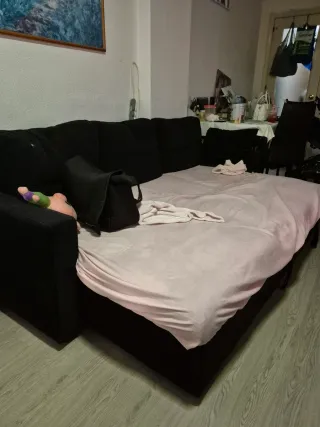 Sofá 4 plazas con chaiselongue y canapé